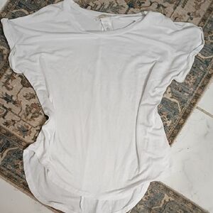 Women's White Casual Top Sz Small So Soft Nwot